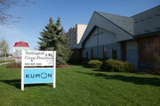 Nottinghill Co-operative Preschool runs out of the Glen Abbey United Church